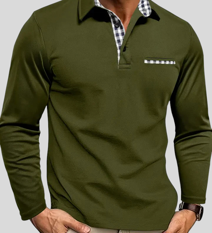Van Laar – Polo Maglietta Con Maniche Lunghe