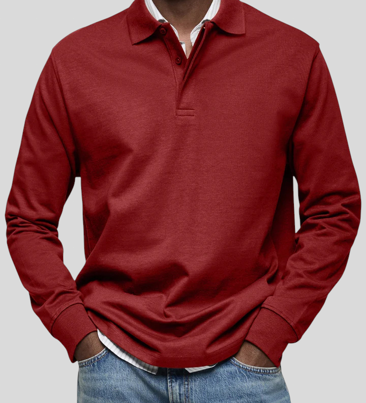 Marconelli - Polo di Lusso con Maniche Lunghe
