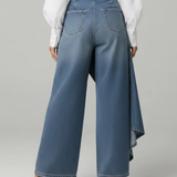 Lada - Pantaloni in denim larghi con bottoni
