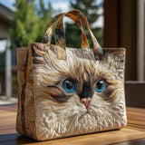 Borse Fatte a Mano - Borsa Bianca con Occhi Blu