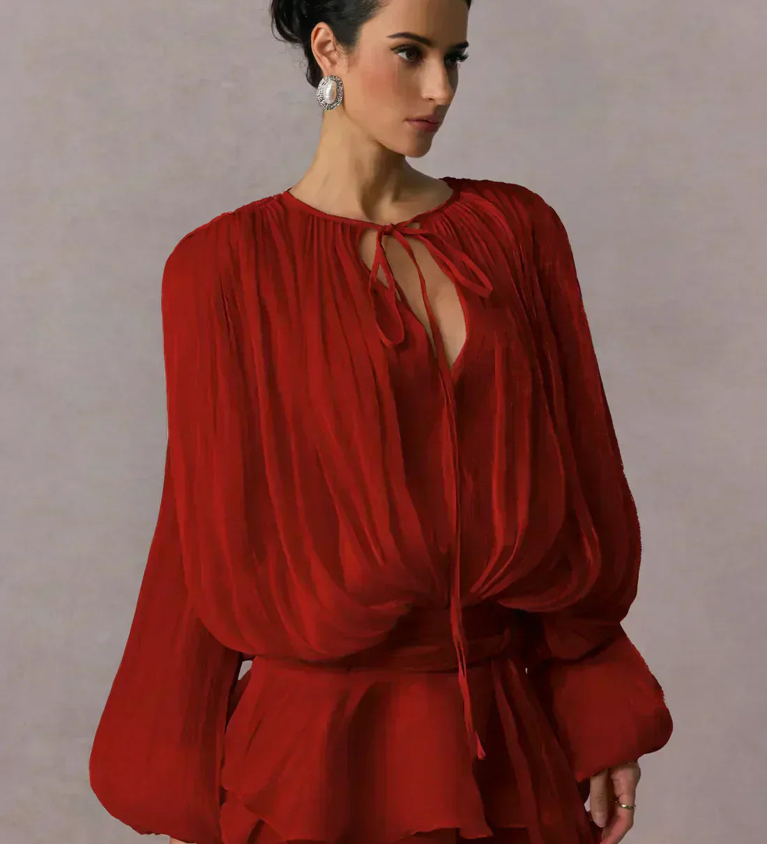 Lijana | Elegante Vestito Corto Boho