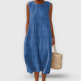 Amalina™ - Elegante Abito di Cotone