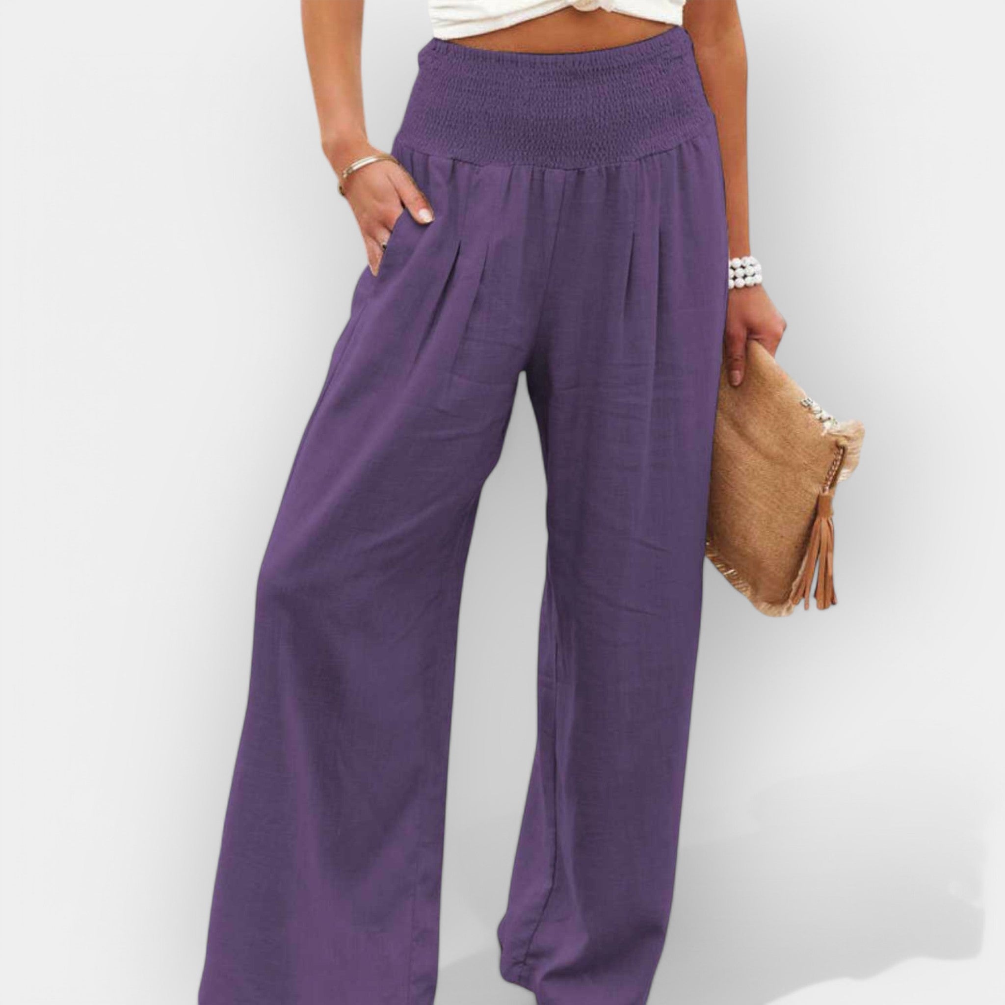 Elda - Pantaloni larghi eleganti