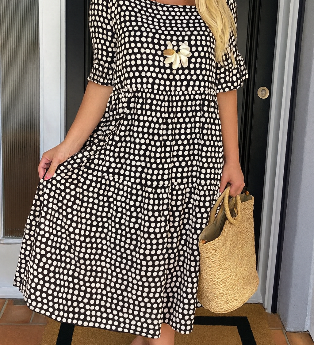 Lea – Eleganza boho a pois