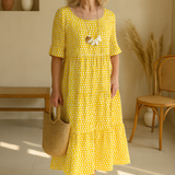 Lea – Eleganza boho a pois