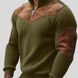 Kortez – Maglione Tricot Casual con Mezzo Zip