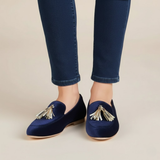 Mocassini blu Penelope