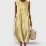 Amalina™ - Elegante Abito di Cotone