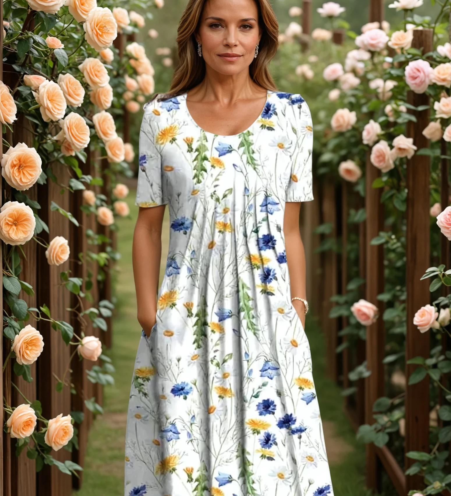 Marianne – Elegante vestito floreale