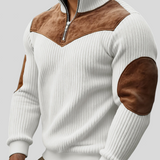 Kortez – Maglione Tricot Casual con Mezzo Zip