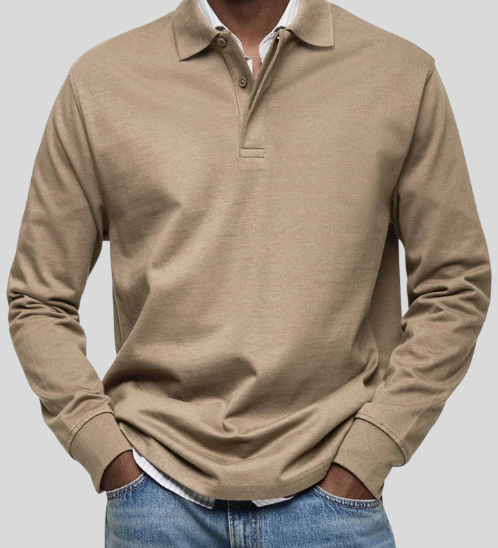Marconelli - Polo di Lusso con Maniche Lunghe