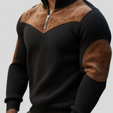 Kortez – Maglione Tricot Casual con Mezzo Zip