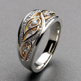 Anello Vuoto Oro e Argento