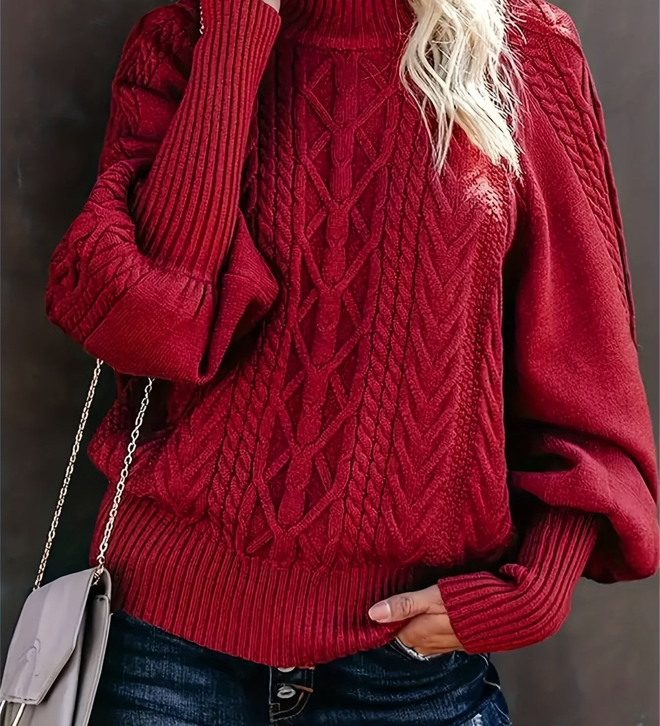 Lory | Maglione Lungo Casual a Maniche Lunghe