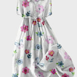 Vestito con Fiori Primaverili