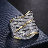 Anello Elegante a Strati