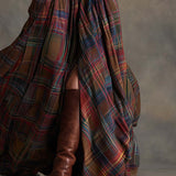 Elena - Camicia-abito a quadri