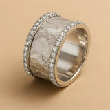 ANELLO VINTAGE IN ZIRCONIO ARGENTO