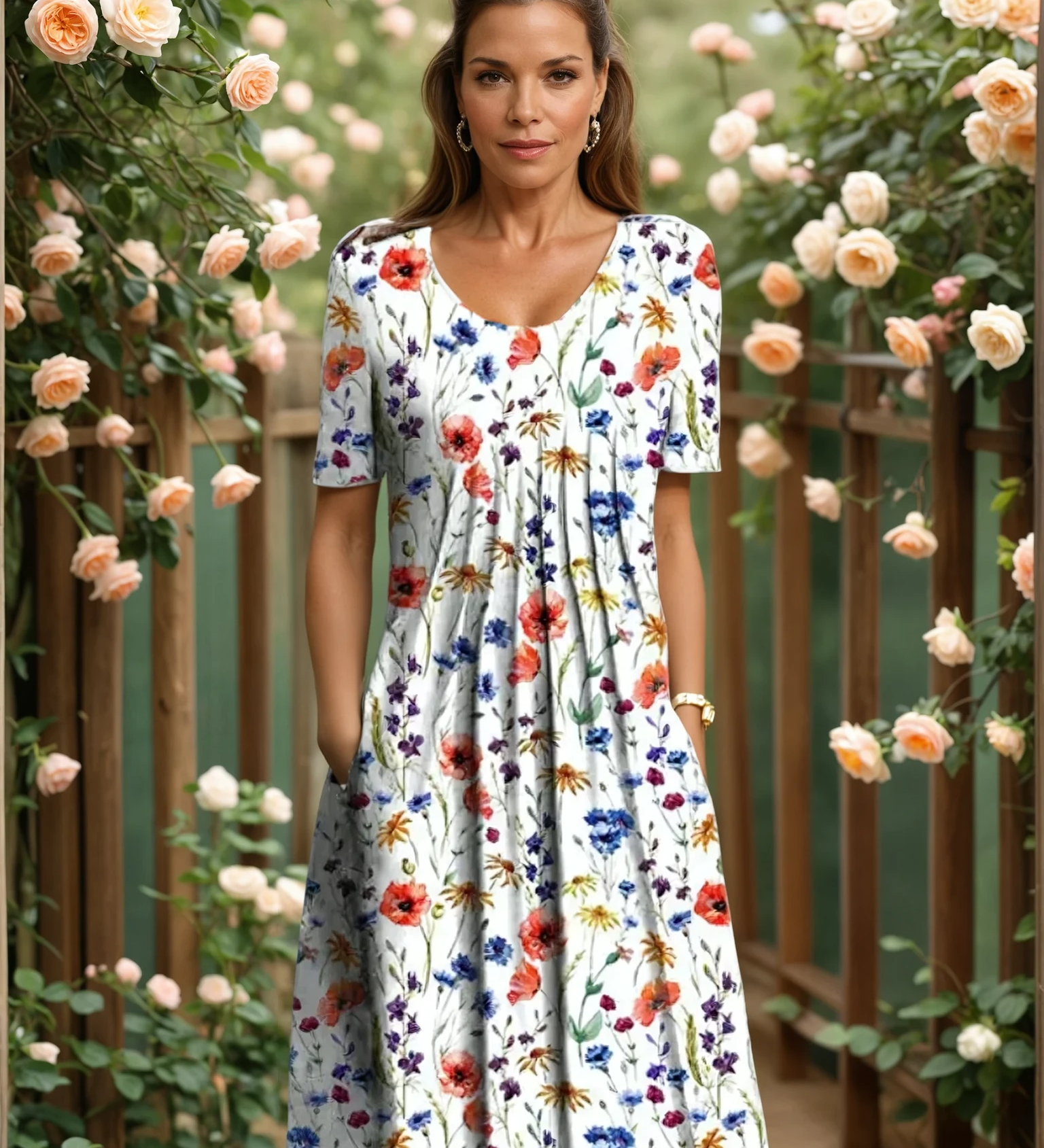 Marianne – Elegante vestito floreale