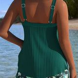 Julia | Tankini a righe con parte inferiore da bagno a due pezzi