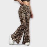 Nevenka - Pantaloni con stampa leopardata