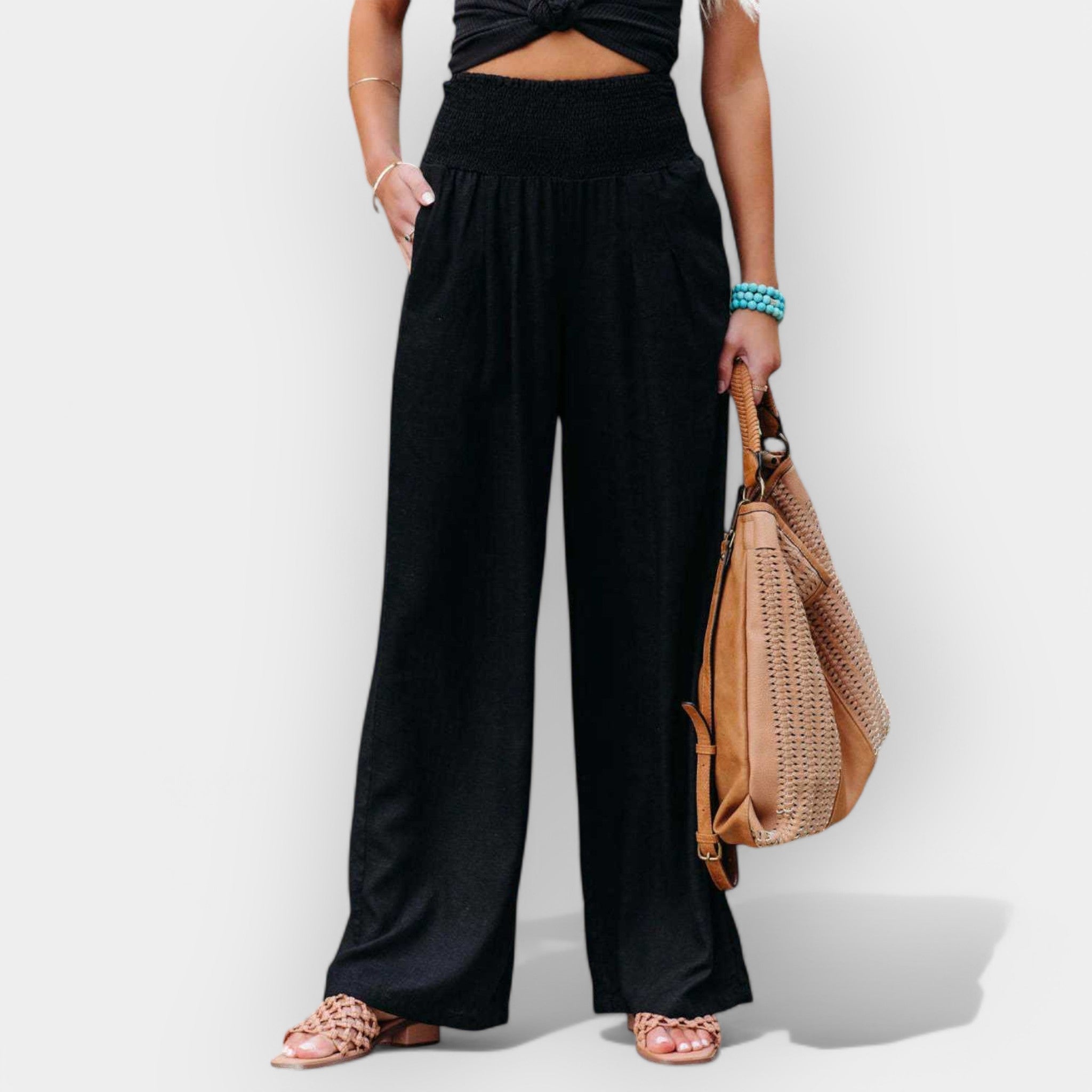 Elda - Pantaloni larghi eleganti