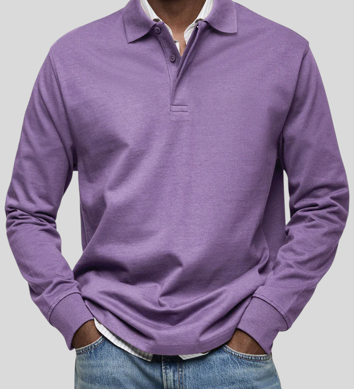 Marconelli - Polo di Lusso con Maniche Lunghe