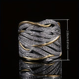 Anello Elegante a Strati