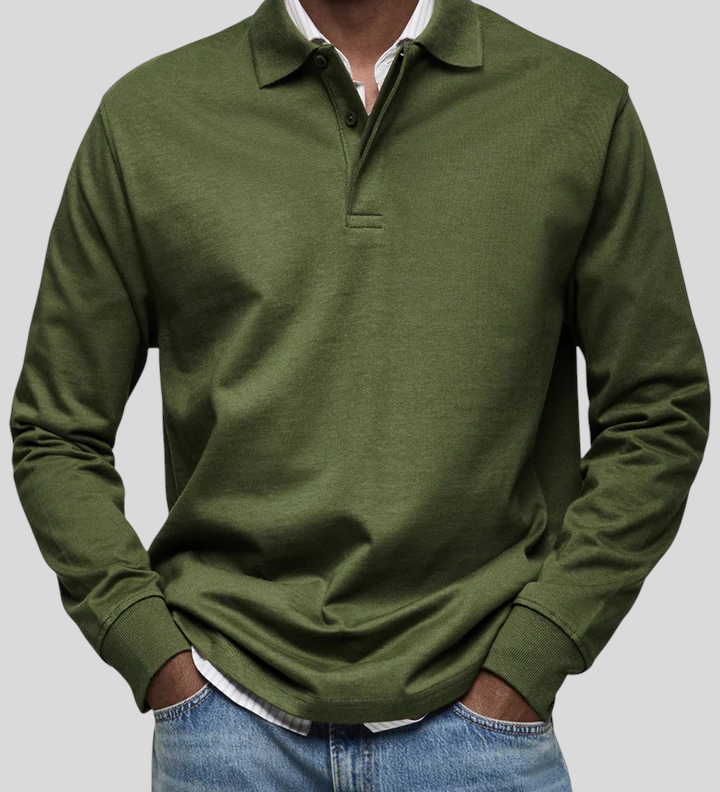 Marconelli - Polo di Lusso con Maniche Lunghe