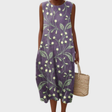 Lara - Vestito estivo floreale in cotone