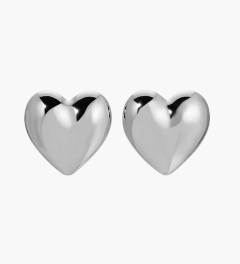 Eva - Orecchini larghi a forma di cuore
