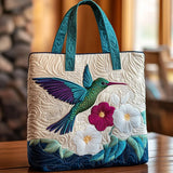 Borse Fatto a Mano - Colibrì e Fiore Bianco