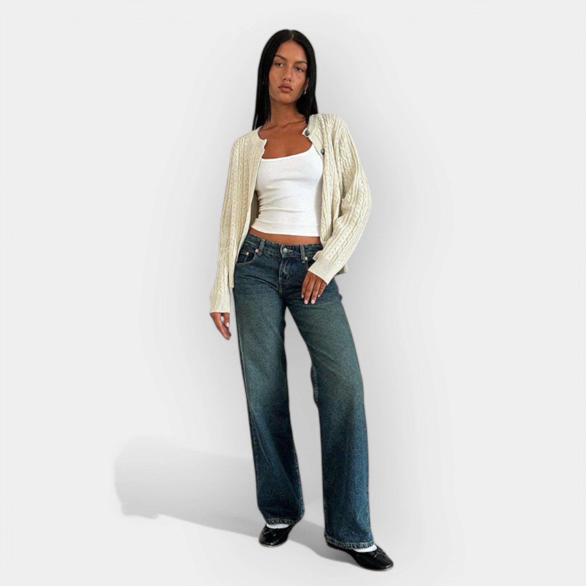 Romana - Jeans a vita bassa