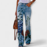 Neda - Pantaloni floreali