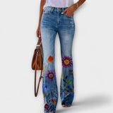 Neda - Pantaloni floreali