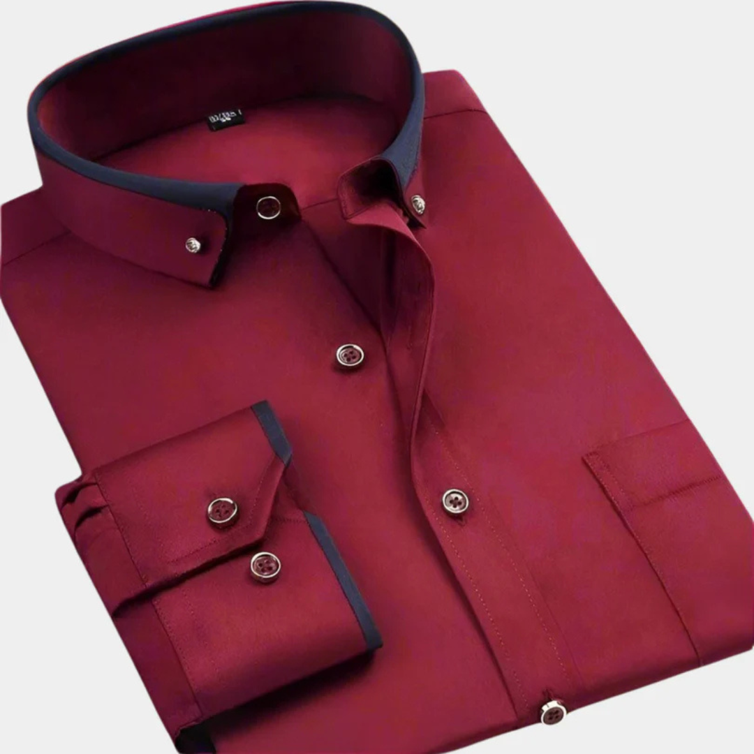 Iver - Camicia Classica a Maniche Lunghe