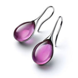 Orecchini in cristallo color oro e argento