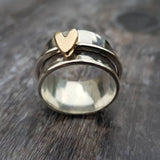 Mely - Anello d'Argento Cuore d'Oro