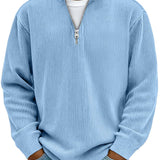 Luka - Pullover a Costine Premium con Zip