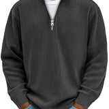 Luka - Pullover a Costine Premium con Zip