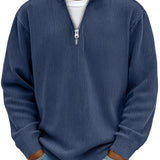 Luka - Pullover a Costine Premium con Zip