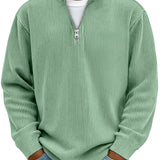 Luka - Pullover a Costine Premium con Zip