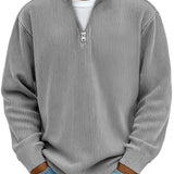 Luka - Pullover a Costine Premium con Zip