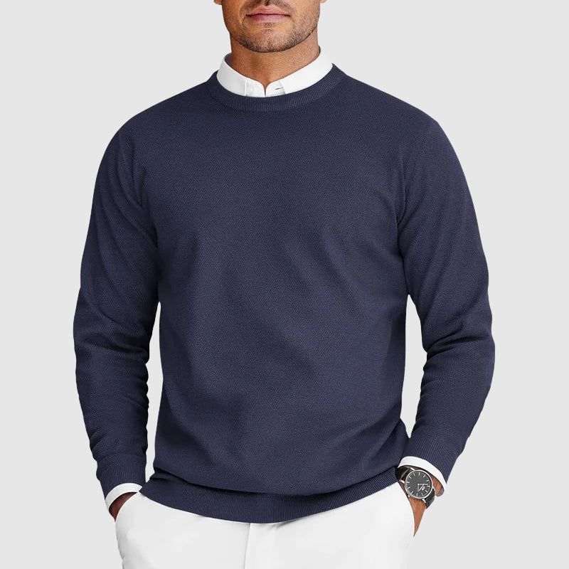 Marin - Maglione da Uomo con Collo Rotondo