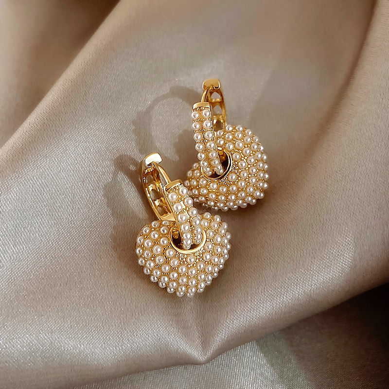 Orecchini Yuli Heart Pearl