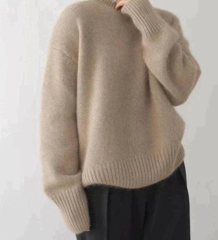 Amaya | Maglione Collo Alto in Cashmere Lussuoso