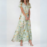 Hana - Abito maxi floreale