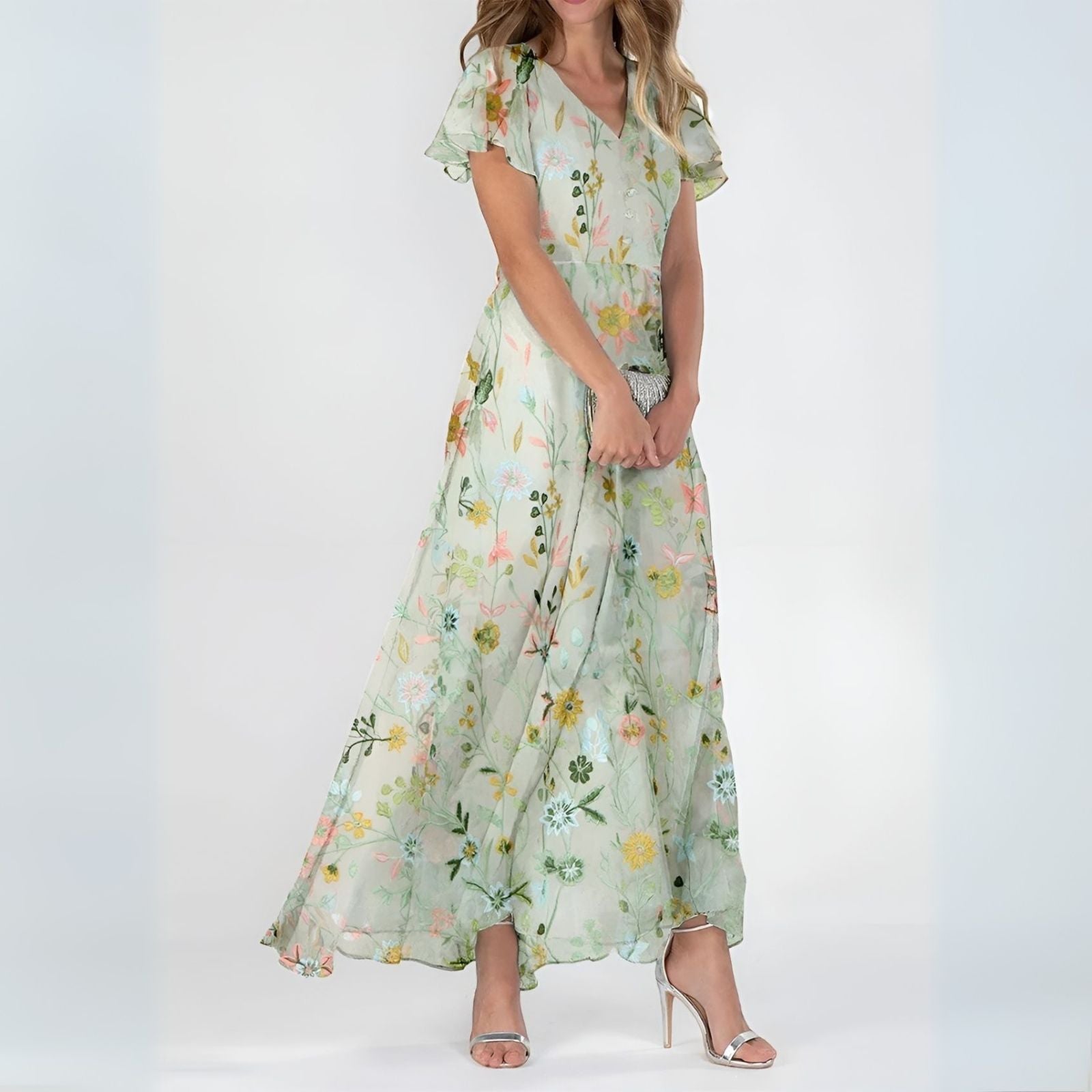 Hana - Abito maxi floreale