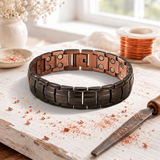 Bracciale in Rame per Uomo Obsidian