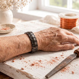 Bracciale in Rame per Uomo Obsidian